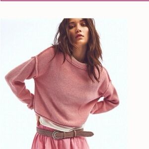 We the Free People "Inside out" knit pullover sweater - Large